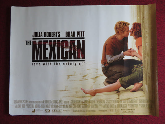 THE MEXICAN UK QUAD (30"x 40") ROLLED POSTER BRAD PITT JULIA ROBERTS 2001