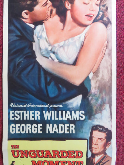 THE UNGUARDED MOMENT US INSERT (14"x 36") POSTER ESTHER WILLIAMS NADER 1956