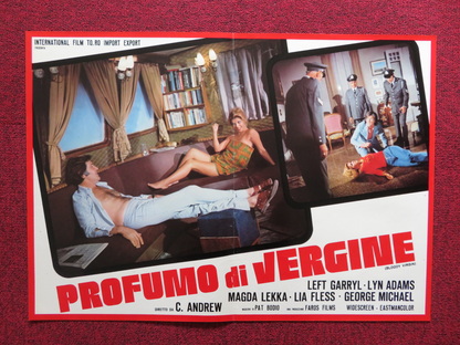 BLOODY VIRGIN - B ITALIAN FOTOBUSTA POSTER LEFT GARRYL LYN ADAMS 1975