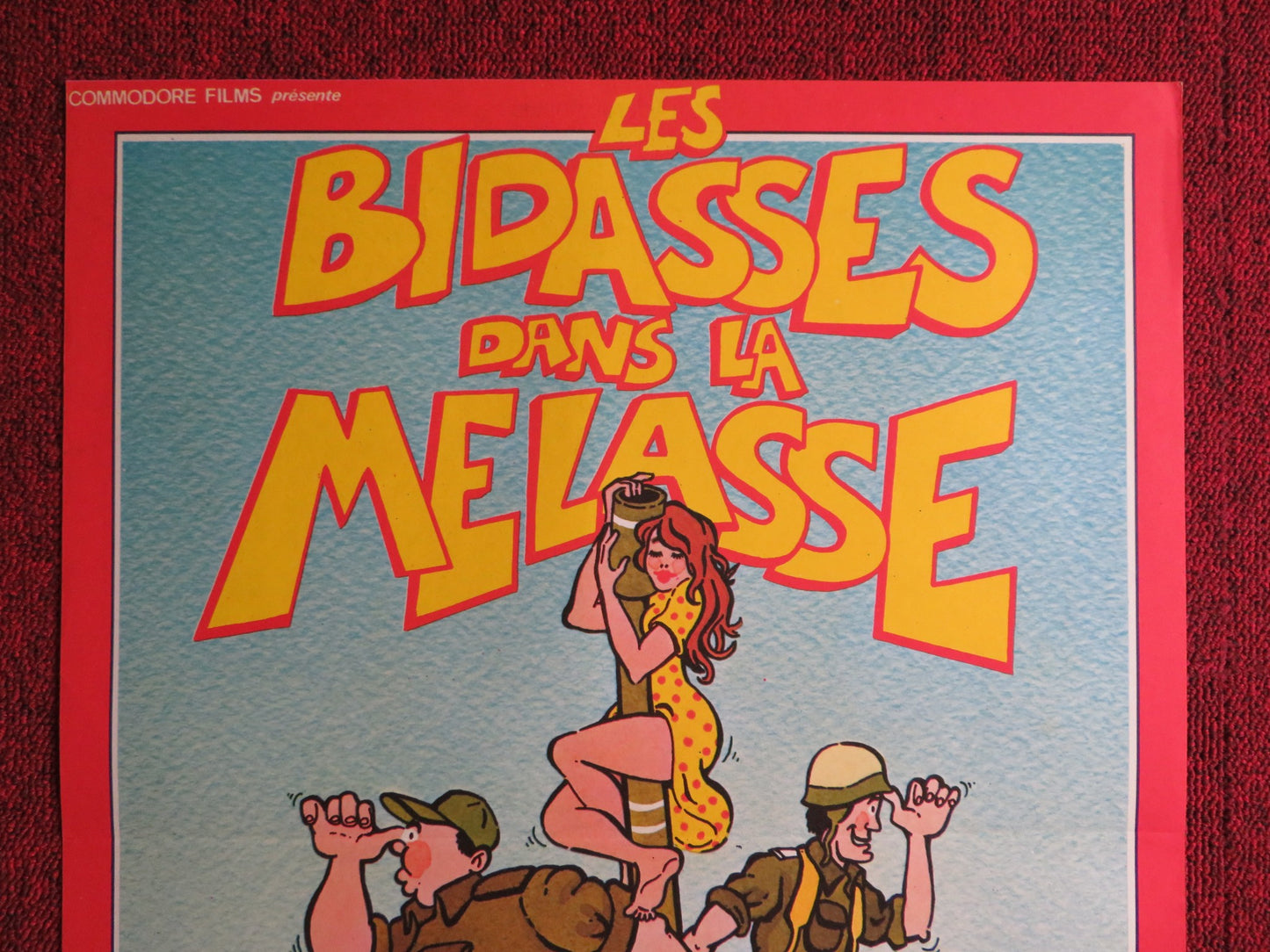 LES BIDASSES DANS LA MELASSE FRENCH POSTER GILA ALMAGOR GILAT ANKORI 1979