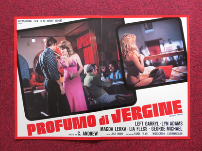 BLOODY VIRGIN - C ITALIAN FOTOBUSTA POSTER LEFT GARRYL LYN ADAMS 1975