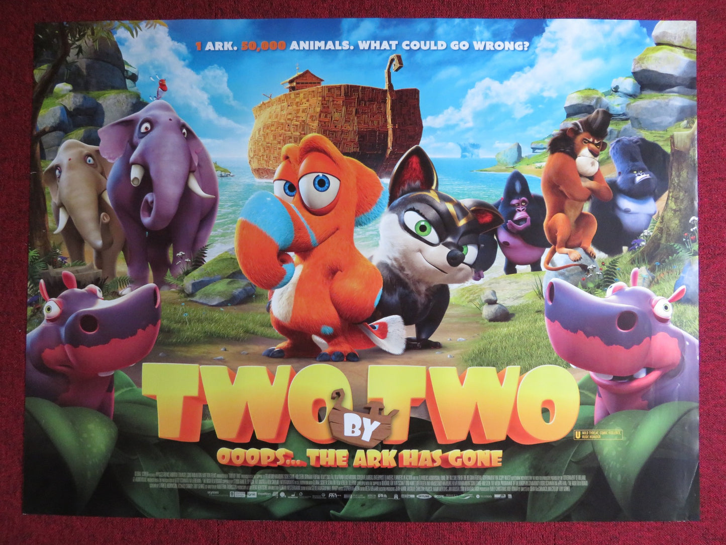 TWO BY TWO UK QUAD (30"x 40") ROLLED POSTER TOBY GENKEL 2015