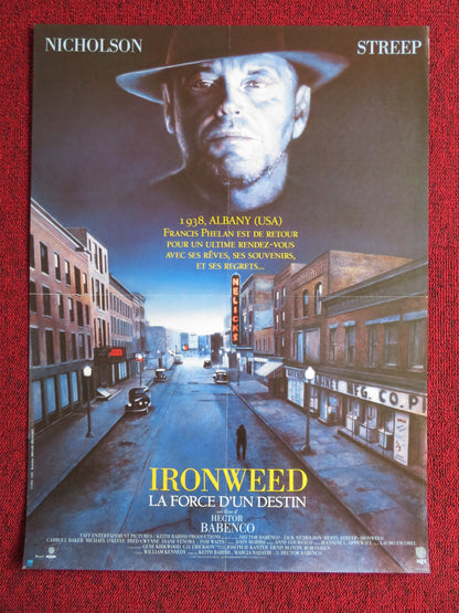 IRONWEED FRENCH POSTER JACK NICHOLSON MERYL STREEP 1987