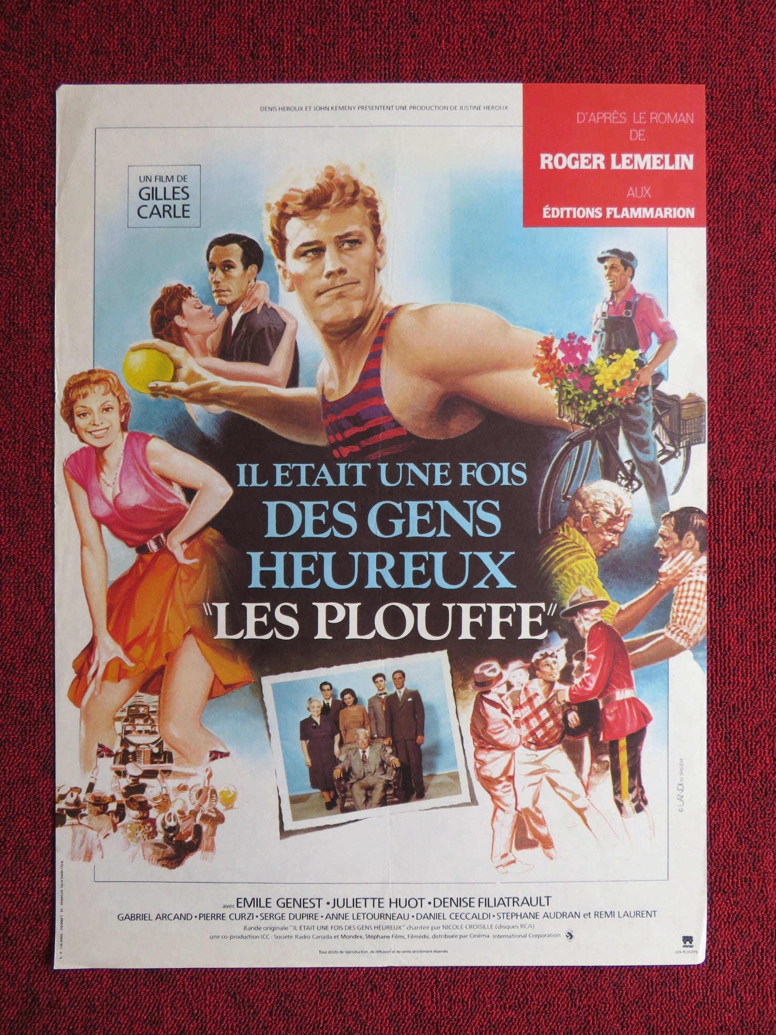 LES PLOUFFE FRENCH POSTER GABRIEL ARCAND REMI LAURENT 1981 – Rendezvous ...