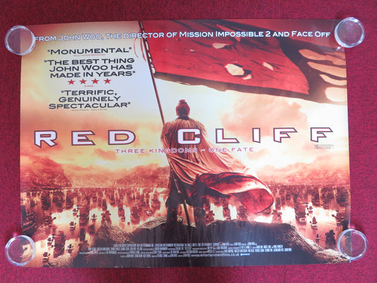 RED CLIFF UK QUAD (30"x 40") ROLLED POSTER TONY LEUNG CHIU-WAI 2008