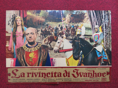 THE REVENGE OF IVANHOE ITALIAN FOTOBUSTA POSTER CLYDE ROGERS GILDA LOUSEK 1965