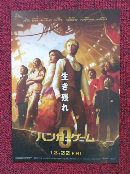 HUNGER GAMES THE BALLAD OF SONGBIRDS & SNAKES JAPANESE CHIRASHI (B5) POSTER 2023