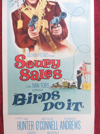 BIRDS DO IT US INSERT (14"x 36") POSTER SOUPY SALES TAB HUNTER 1966