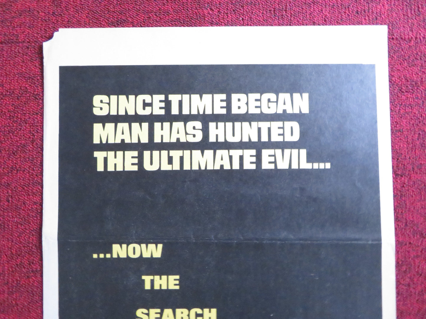 THE SATAN BUG US INSERT (14"x 36") POSTER GEORGE MAHARIS RICHARD BASEHEART 1965