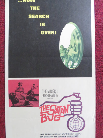 THE SATAN BUG US INSERT (14"x 36") POSTER GEORGE MAHARIS RICHARD BASEHEART 1965