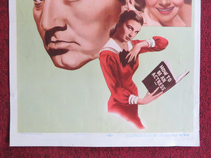 THE ACTRESS US INSERT (14"x 36") POSTER SPENCER TRACY JEAN SIMMONS 1953