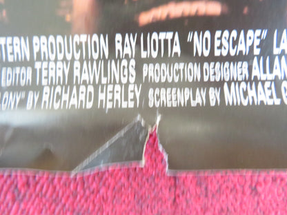 NO ESCAPE VHS VIDEO POSTER ROLLED RAY LIOTTA LANCE HENRIKSEN 1994