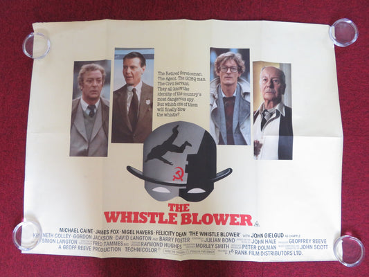 THE WHISTLE BLOWER UK QUAD (30"x 40") ROLLED POSTER MICHAEL CAINE JAMES FOX 1986