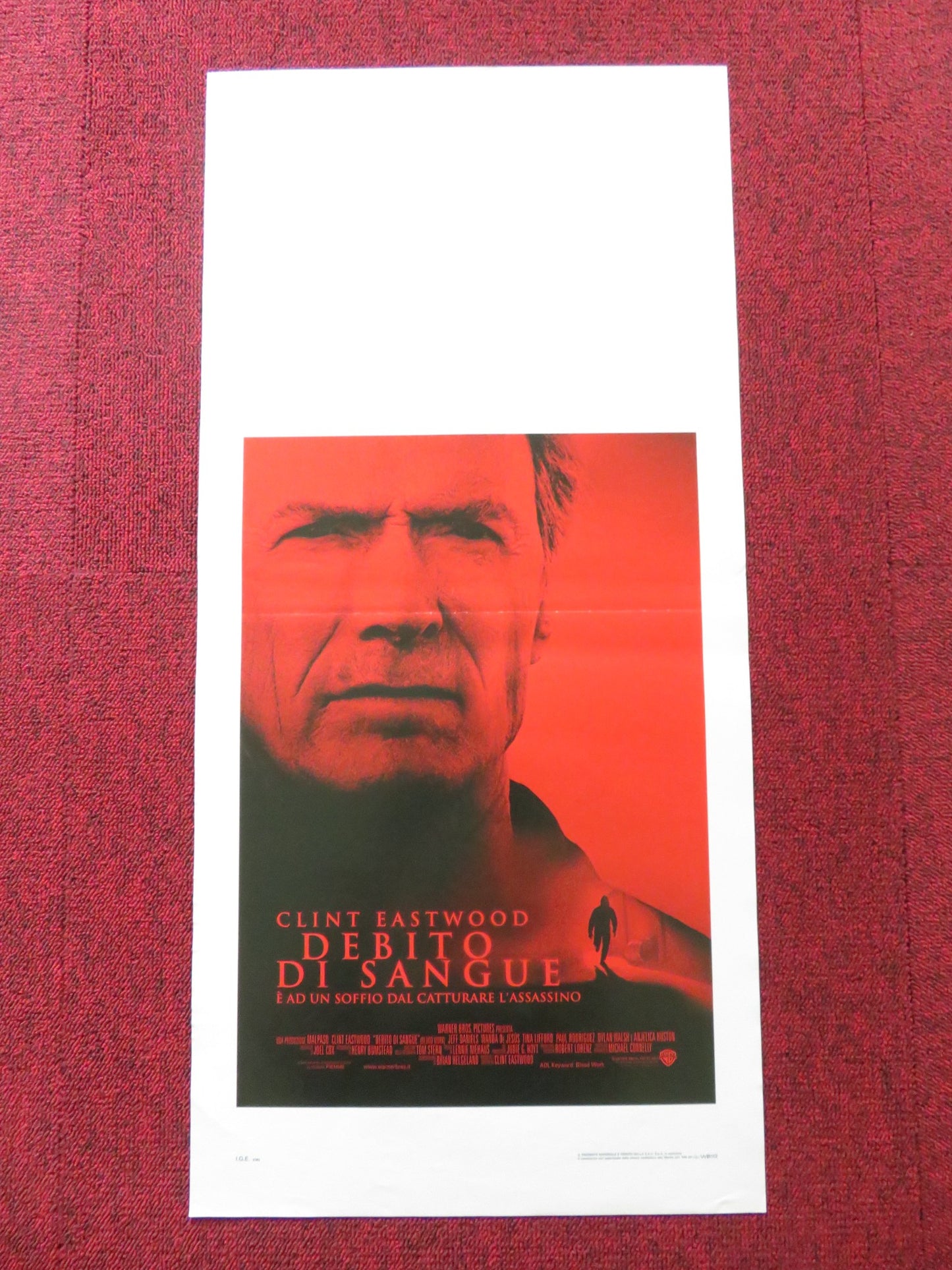 BLOOD WORK ITALIAN LOCANDINA POSTER CLINT EAST WOOD JEFF DANIELS 2002