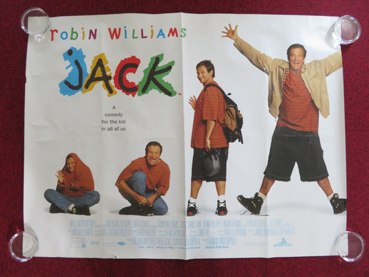 JACK UK QUAD (30"x 40") ROLLED POSTER ROBIN WILLIAMS DIANE LANE 1996