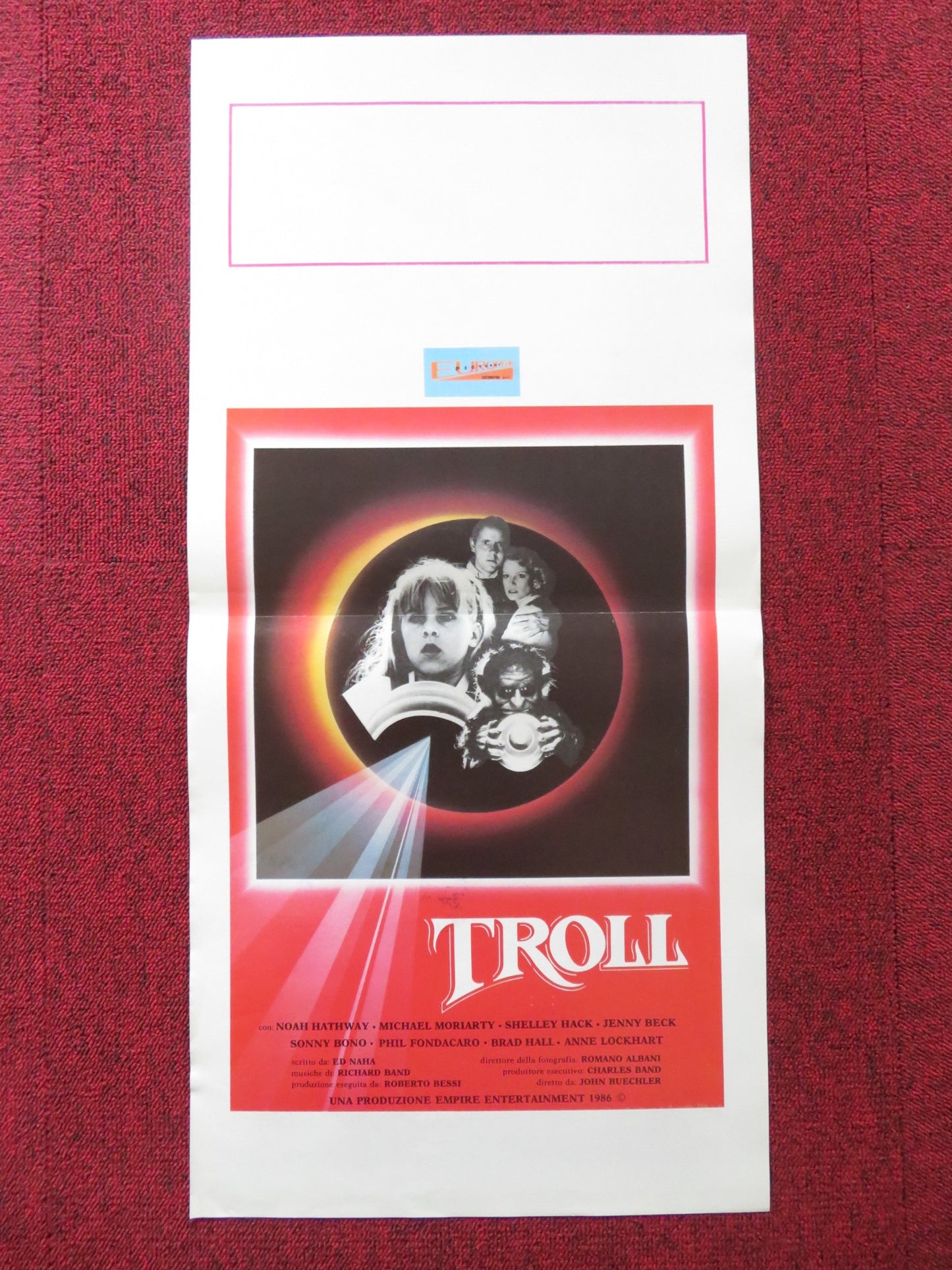 TROLL ITALIAN LOCANDINA POSTER NOAH HATHAWAY MICHAEL MORIARTY 1986