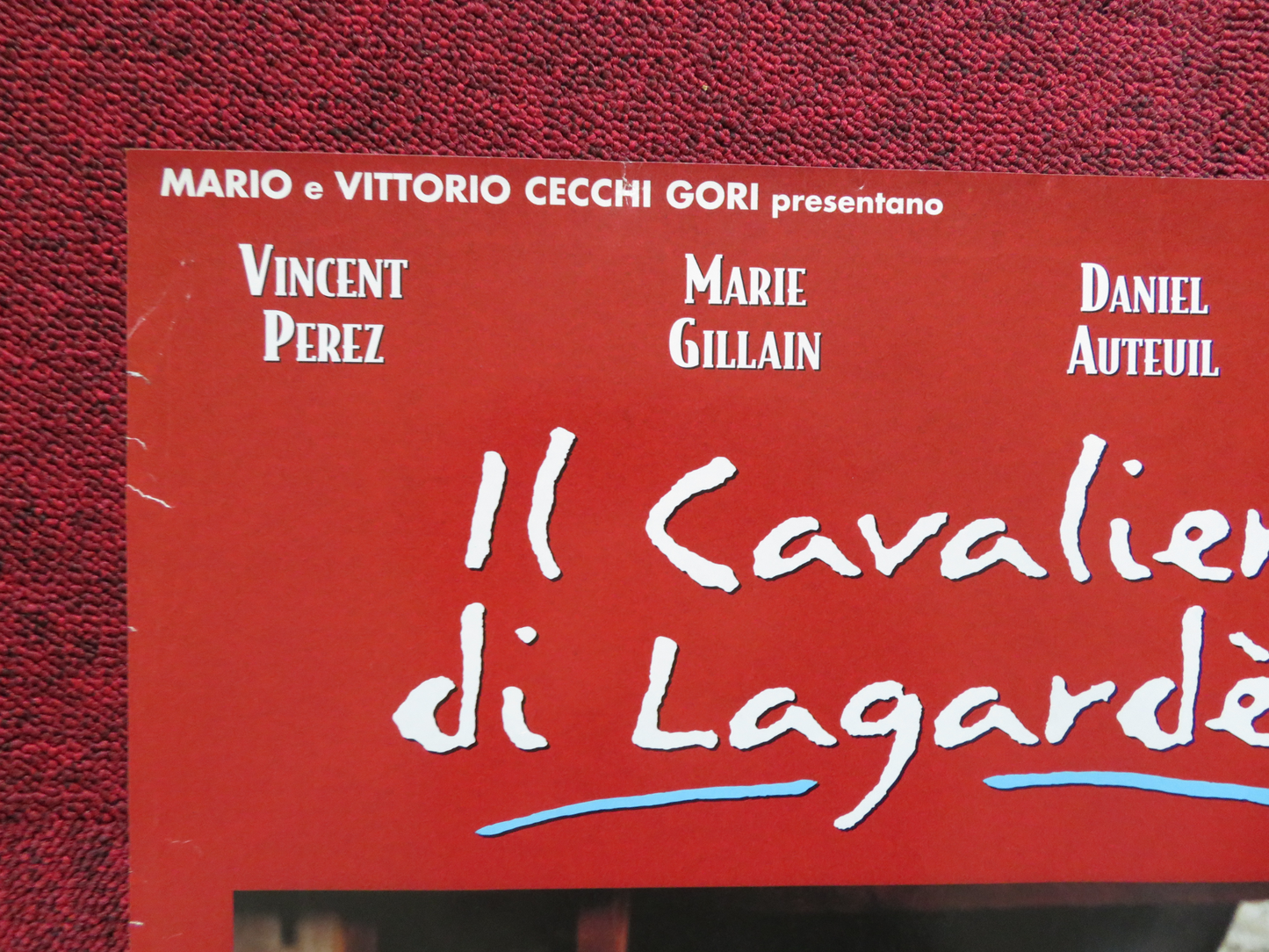 ON GUARD - A ITALIAN FOTOBUSTA POSTER VINCENT PEREZ MARIE GILLIAIN 1999