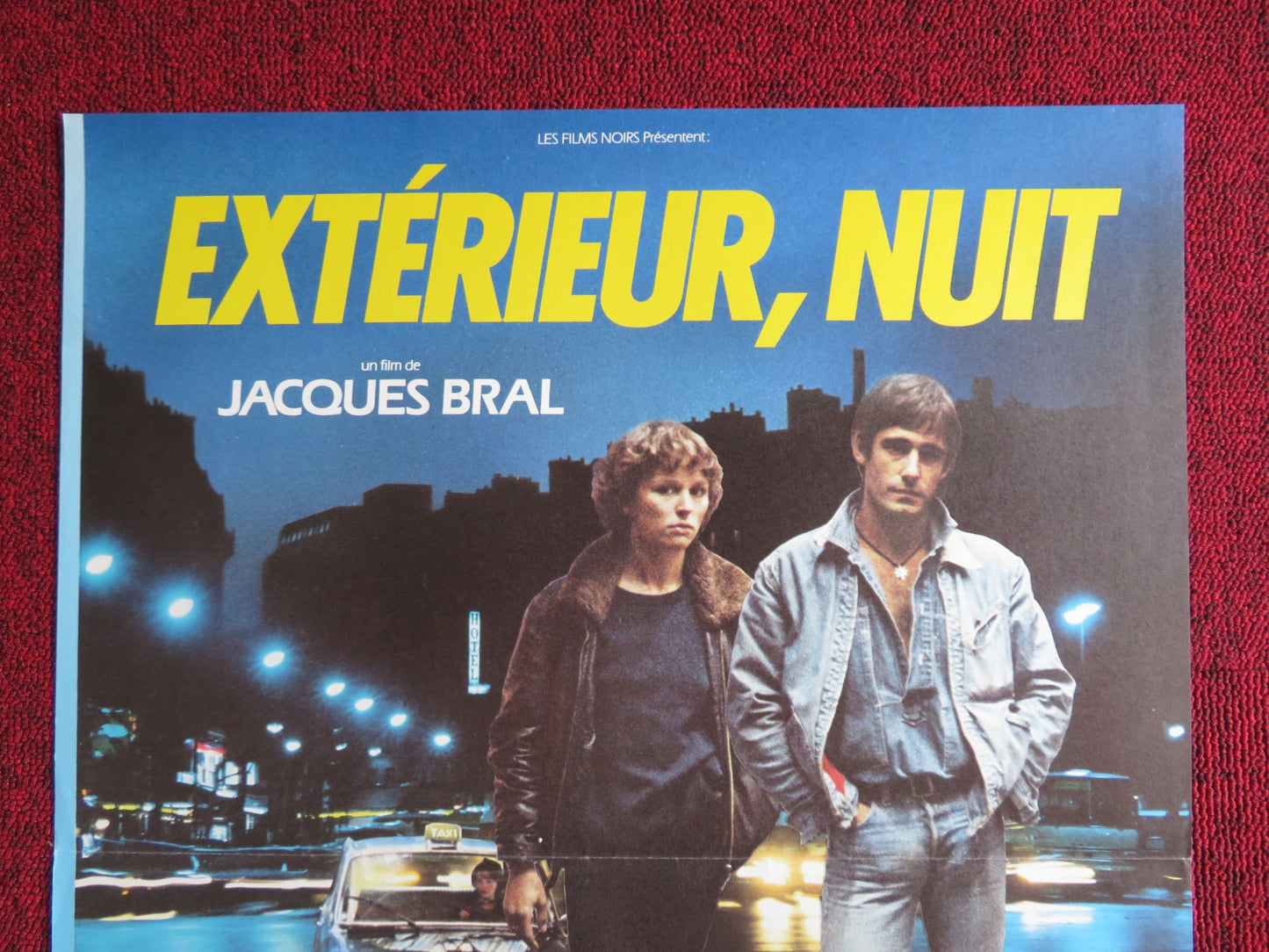 EXTERIOR NIGHT FRENCH POSTER CHRISTINE BOISSON ANDRE DUSSOLLIER 1980