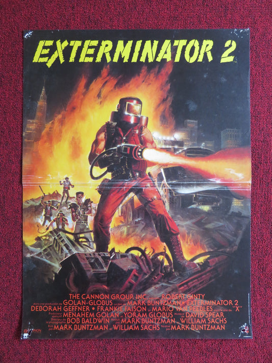 EXTERMINATOR 2 FRENCH POSTER CANNON ROBERT GINTY 1984