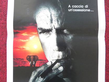 WHITE HUNTER BLACK HEART ITALIAN LOCANDINA POSTER CLINT EASTWOOD JEFF FAHEY 1990