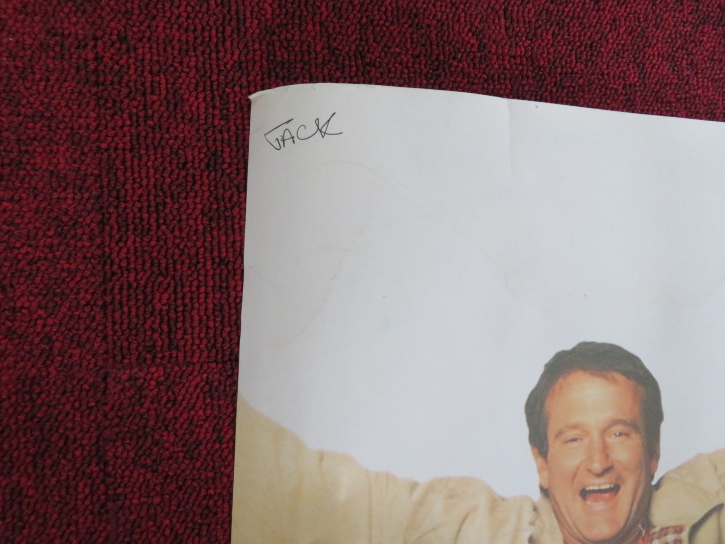 JACK UK QUAD (30"x 40") ROLLED POSTER ROBIN WILLIAMS DIANE LANE 1996