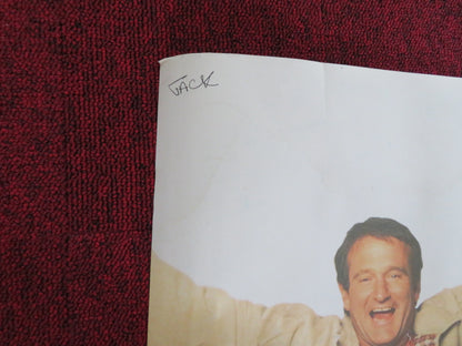 JACK UK QUAD (30"x 40") ROLLED POSTER ROBIN WILLIAMS DIANE LANE 1996