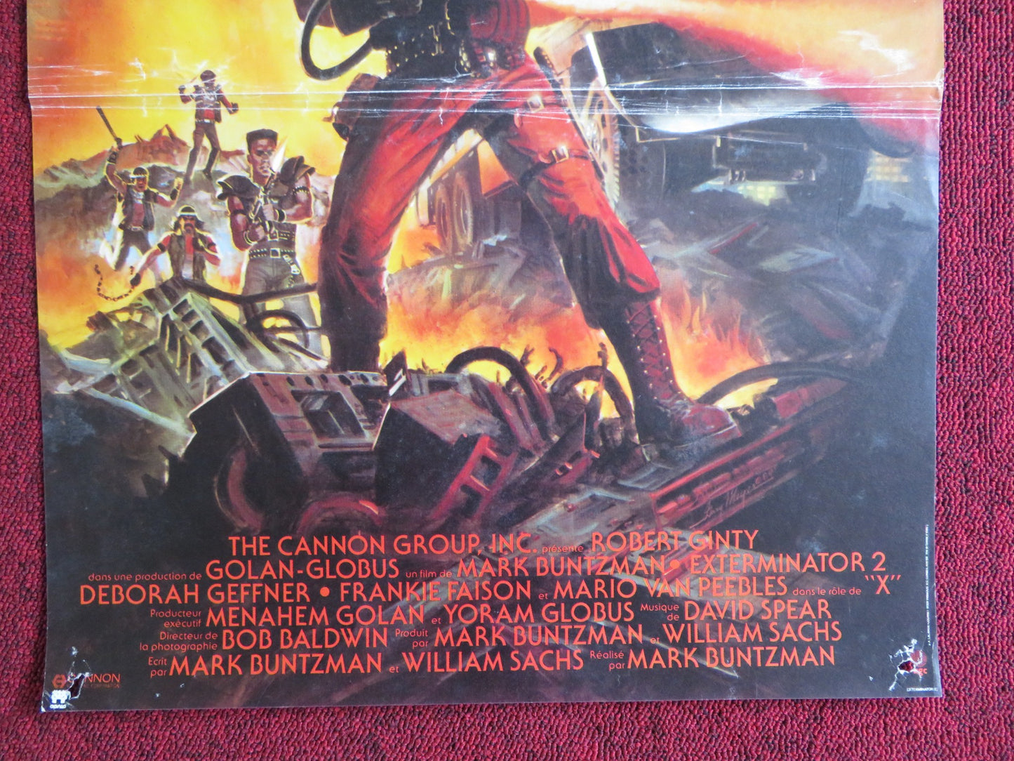 EXTERMINATOR 2 FRENCH POSTER CANNON ROBERT GINTY 1984