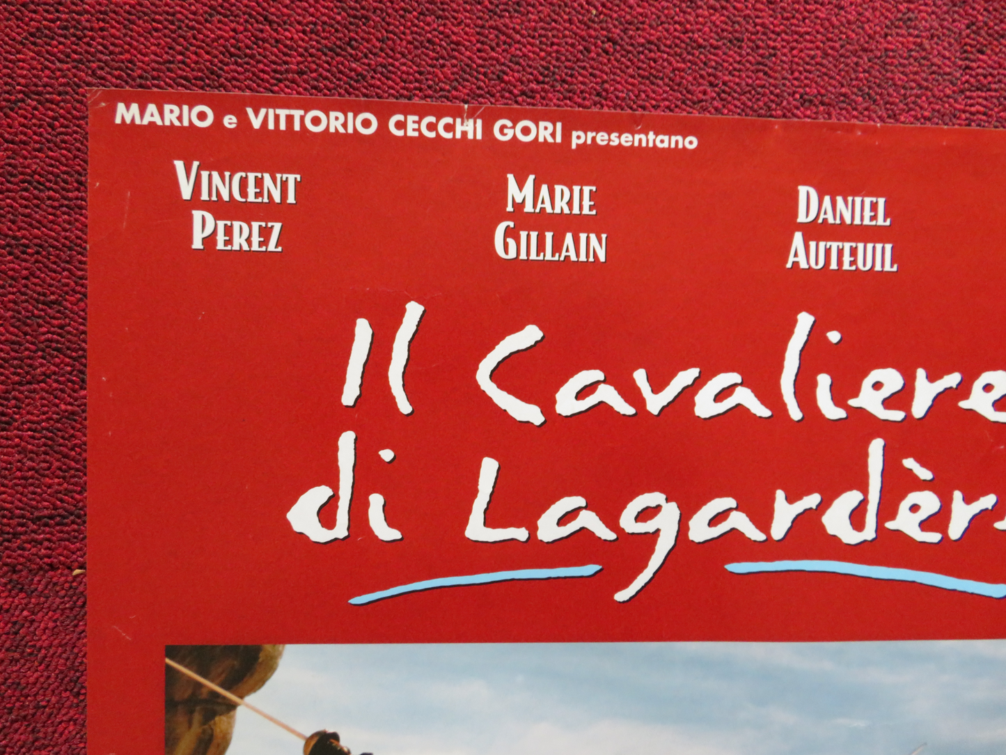 ON GUARD - C ITALIAN FOTOBUSTA POSTER VINCENT PEREZ MARIE GILLIAIN 1999