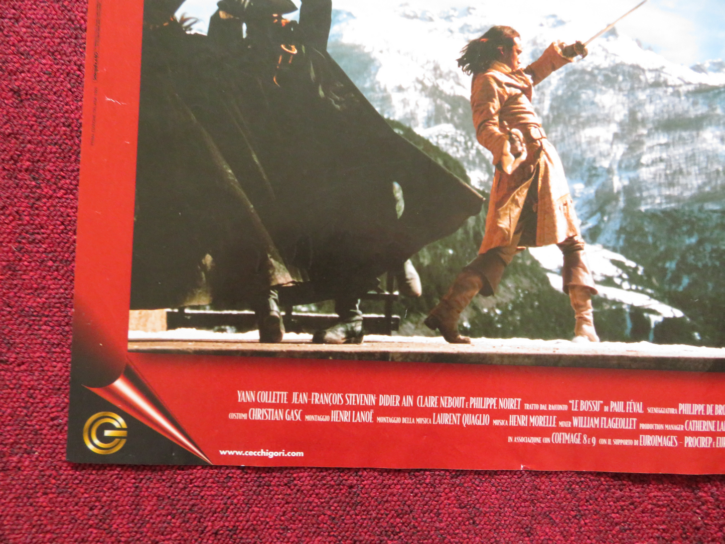 ON GUARD - C ITALIAN FOTOBUSTA POSTER VINCENT PEREZ MARIE GILLIAIN 1999