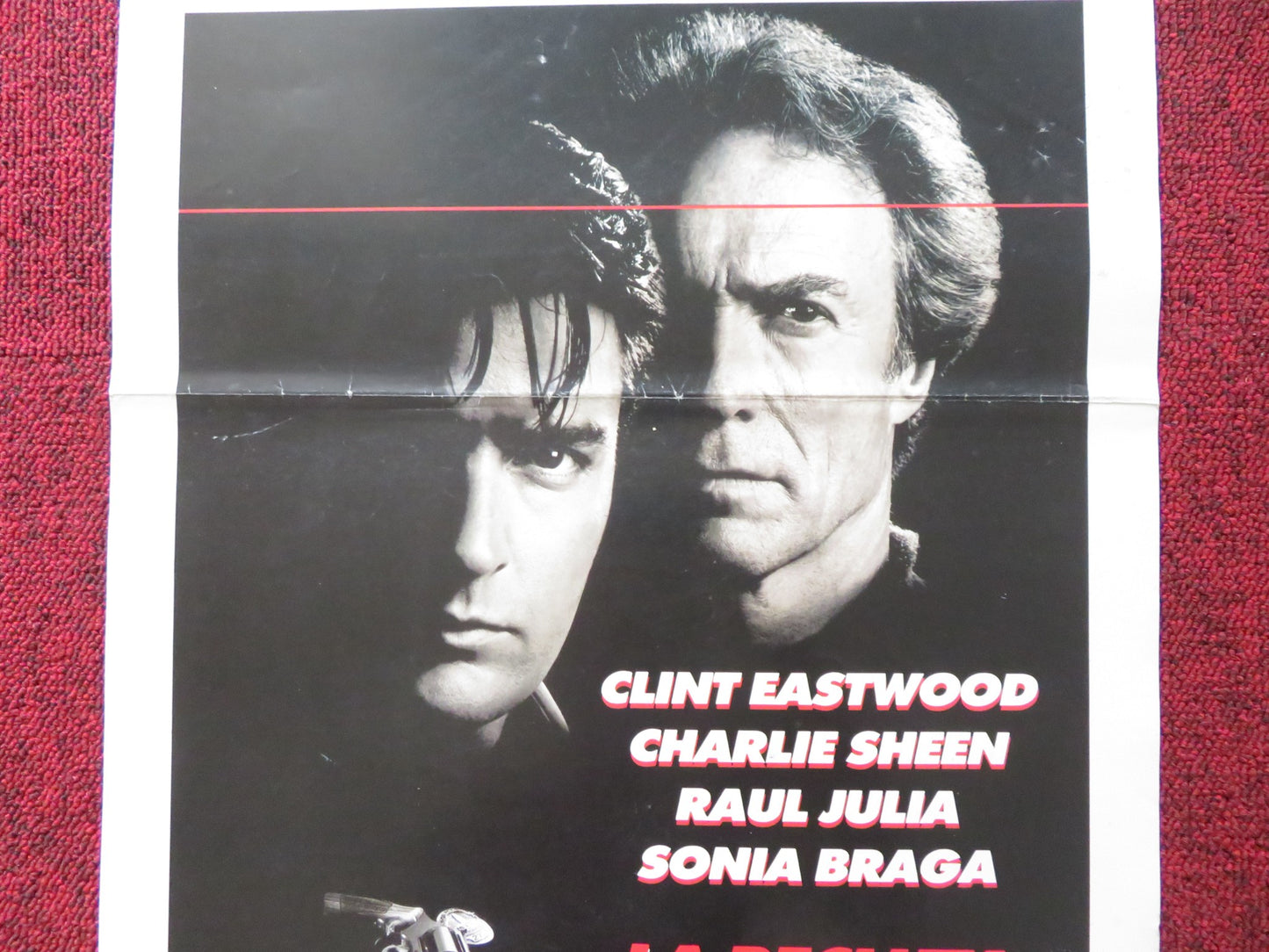 THE ROOKIE ITALIAN LOCANDINA POSTER CLINT EASTWOOD CHARLIE SHEEN 1990