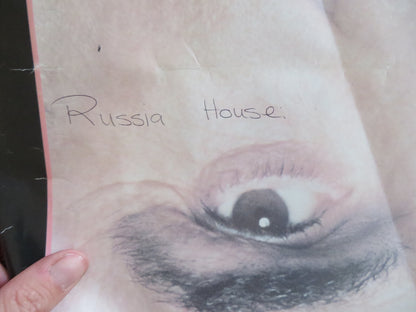 THE RUSSIA HOUSE UK QUAD (30"x 40") ROLLED POSTER SEAN CONNERY M. PFEIFFER 1990