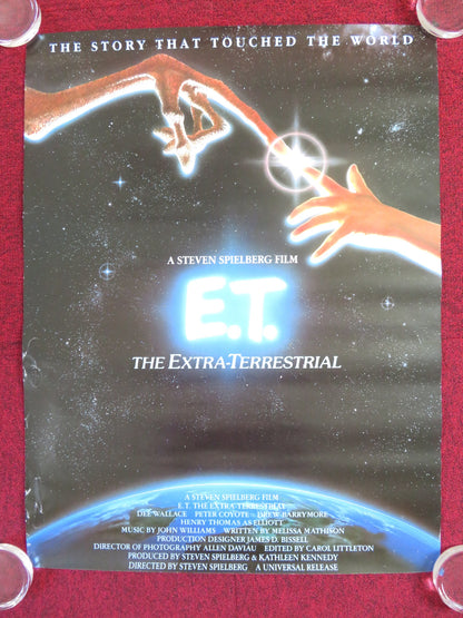 E.T. THE EXTRA-TERRESTRIAL - B VHS VIDEO POSTER ROLLED SPIELBERG BARRYMORE 1982