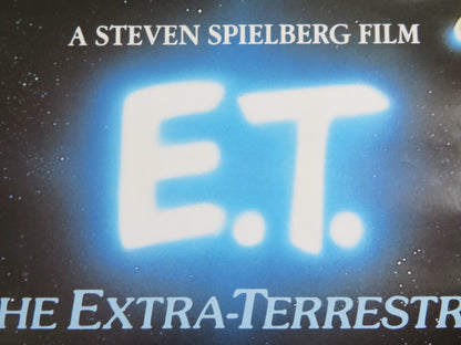 E.T. THE EXTRA-TERRESTRIAL - B VHS VIDEO POSTER ROLLED SPIELBERG BARRYMORE 1982