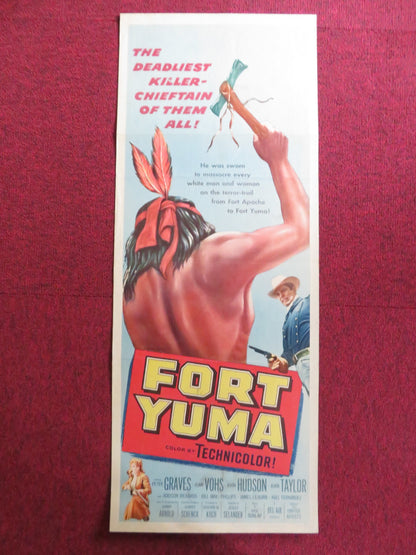 FORT YUMA US INSERT (14"x 36") POSTER PETER GRAVES JOAN VOHS 1955