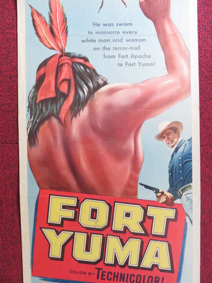 FORT YUMA US INSERT (14"x 36") POSTER PETER GRAVES JOAN VOHS 1955