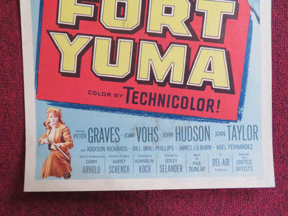 FORT YUMA US INSERT (14"x 36") POSTER PETER GRAVES JOAN VOHS 1955