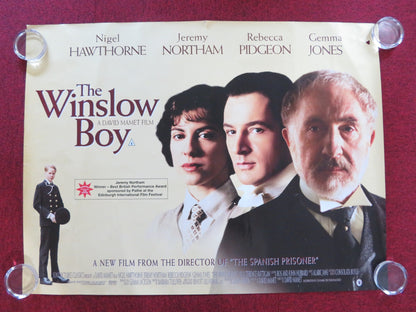 THE WINSLOW BOY UK QUAD (30"x 40") ROLLED POSTER MATTHEW PIDGEON R. PIDGEON 1999