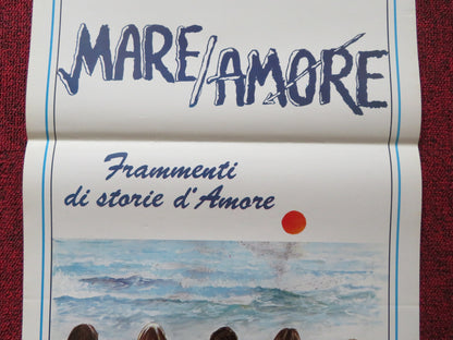 MARE AMORE FRAMMENTI DI STORIE D'AMORE ITALIAN LOCANDINA POSTER DIOGENE 1985