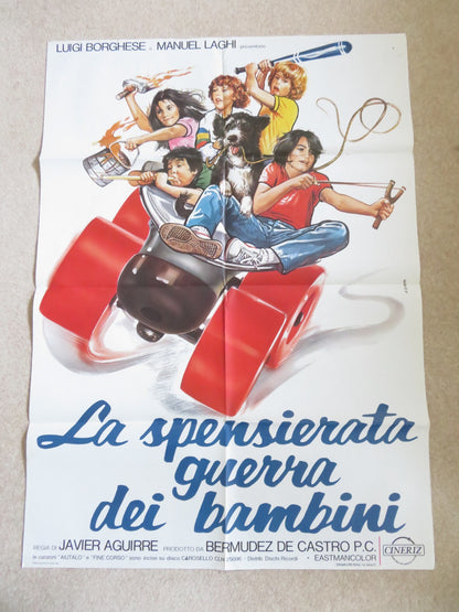 CHILDREN'S WAR ITALIAN 2 FOGLIO POSTER TINO FERNANDEZ YOLANDA VENTURA 1980