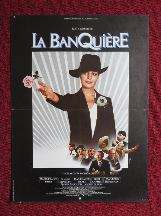 THE LADY BANKER FRENCH POSTER ROMY SCHNEIDER MARIE-FRANCE PISIER 1980