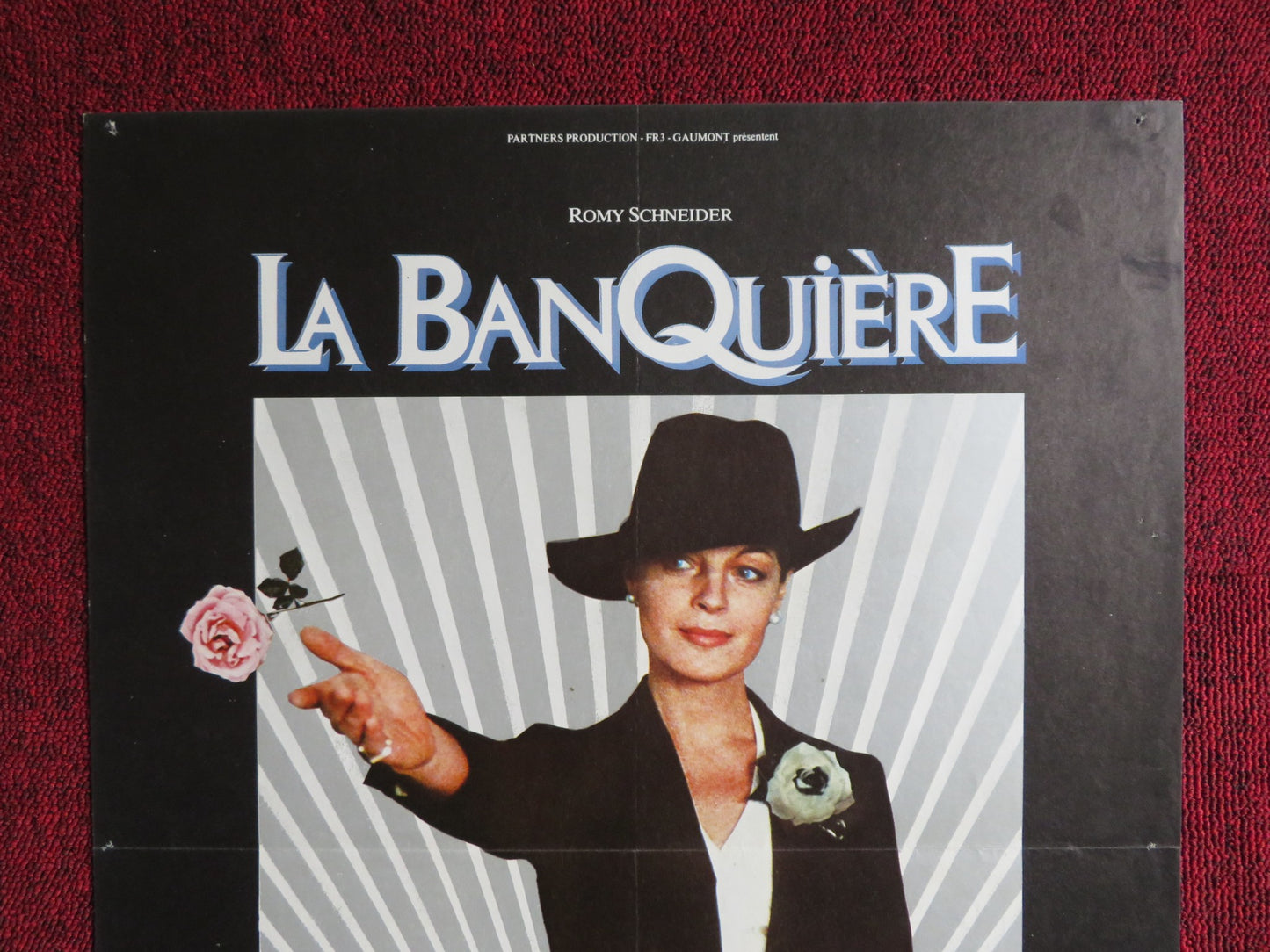 THE LADY BANKER FRENCH POSTER ROMY SCHNEIDER MARIE-FRANCE PISIER 1980