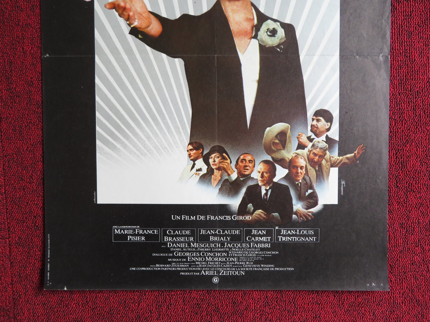 THE LADY BANKER FRENCH POSTER ROMY SCHNEIDER MARIE-FRANCE PISIER 1980