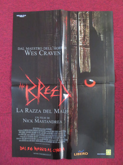 THE BREED ITALIAN FOGLIO POSTER WES CRAVEN MICHELLE RODRIGUEZ 2005