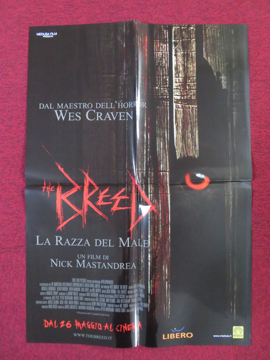 THE BREED ITALIAN FOGLIO POSTER WES CRAVEN MICHELLE RODRIGUEZ 2005