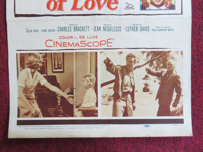 THE GIFT OF LOVE US INSERT (14"x 36") POSTER LAUREN BACALL ROBERT STACK 1958