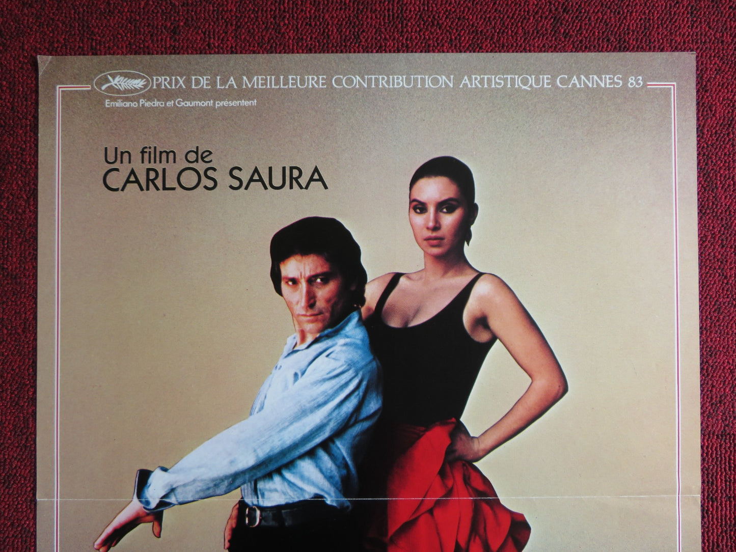 CARMEN FRENCH POSTER ANTONIO GADES LAURA DEL SOL 1983