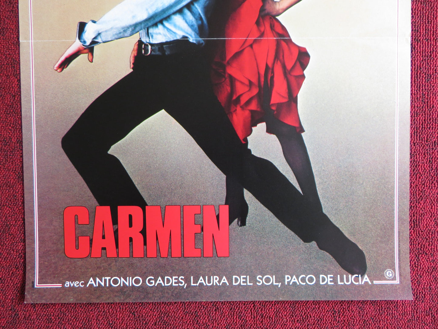 CARMEN FRENCH POSTER ANTONIO GADES LAURA DEL SOL 1983