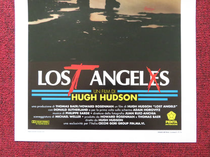 LOST ANGELS ITALIAN LOCANDINA POSTER DONALD SUTHERLAND ADAM HOROVITZ 1989