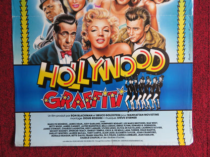 HOLLYWOOD OUT-TAKES AND RARE FOOTAGE FRENCH POSTER MONROE CAGNEY CHAPLIN 1983