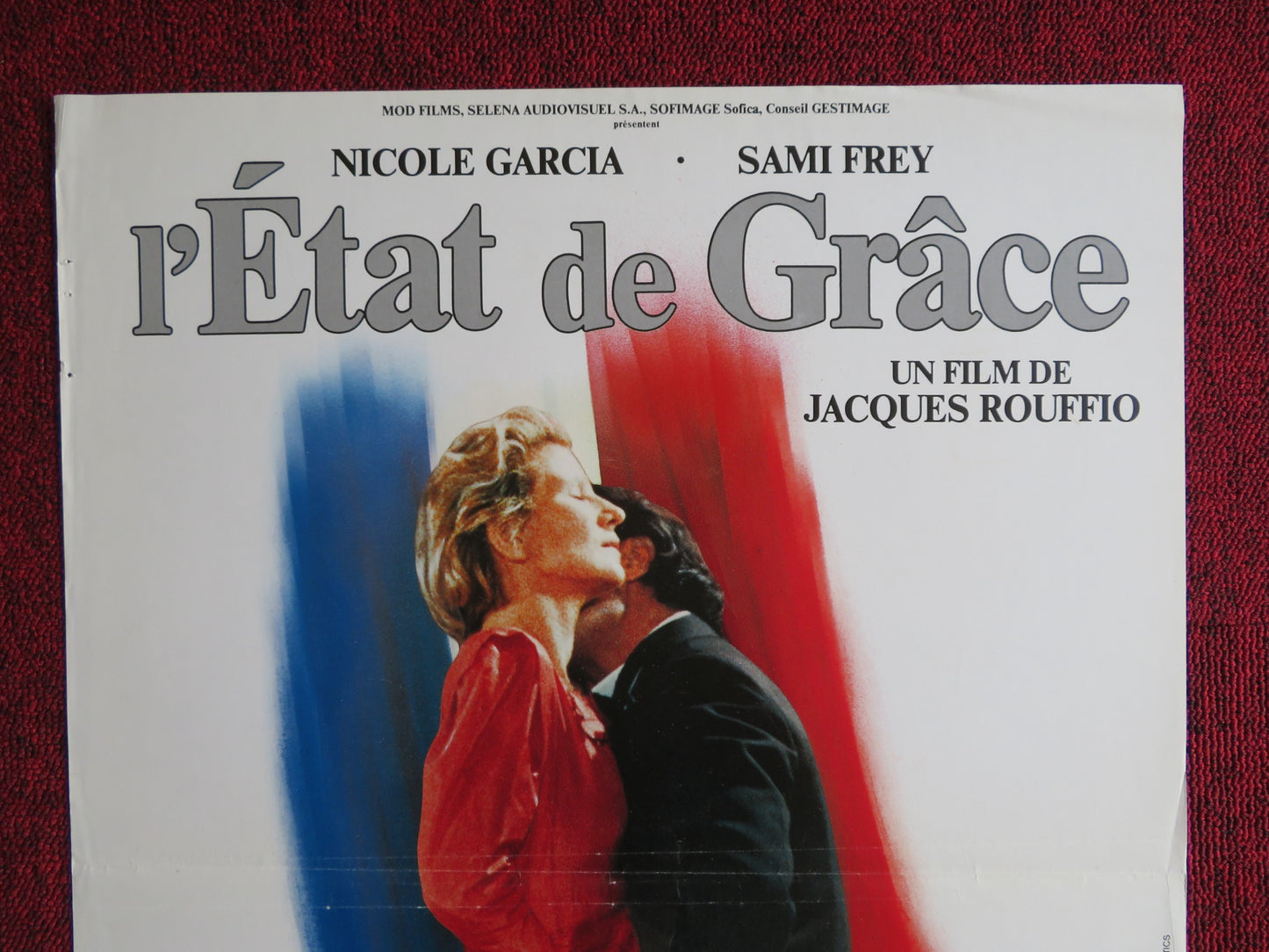 L'ETAT DE GRACE FRENCH POSTER NICOLE GARCIA SAMI FREY 1986